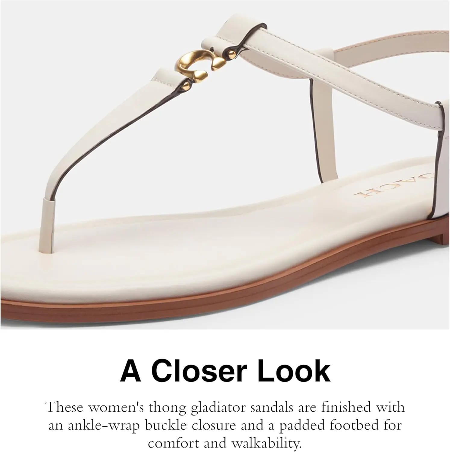 Coach Womens Jessica Thong Sandal 2