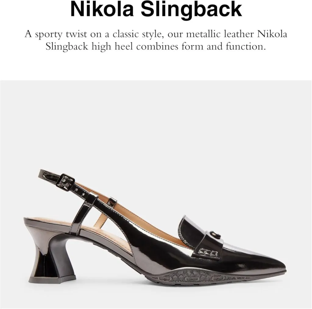 Coach Womens Nikola Slingback Pump Review