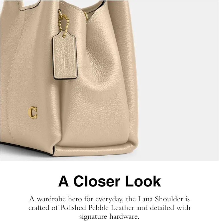 Coach Women&rsquo;s Polished Pebble Leather Lana Shoulder Bag 23 Review