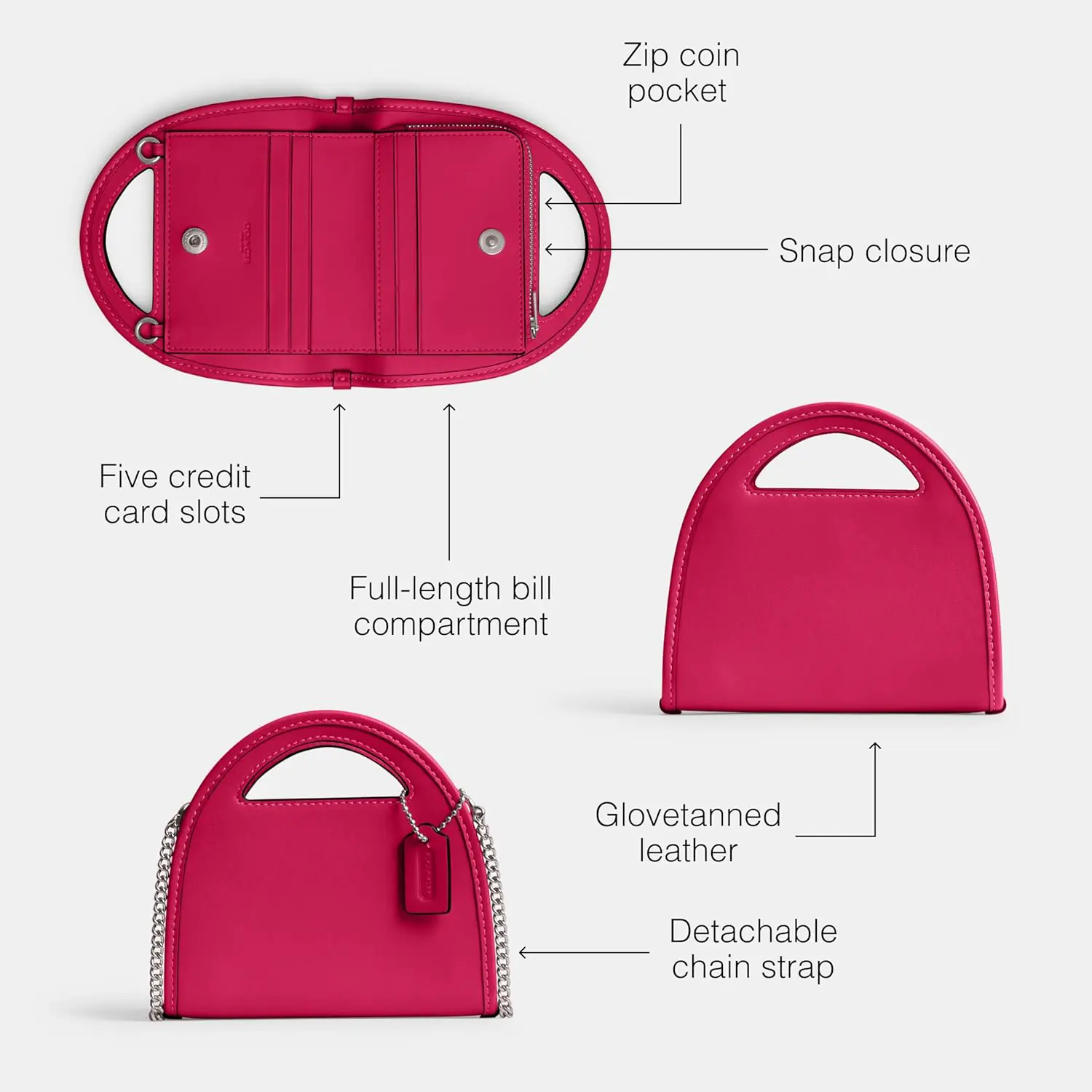 Coach Womens Top Handle Card Case Review