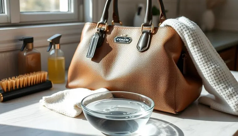 how to clean a coach bag at home