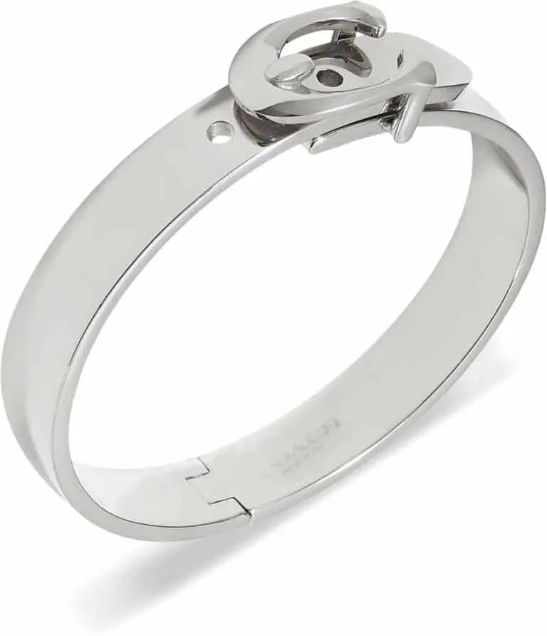 Signature C Buckle Bangle Bracelet by Coach Review