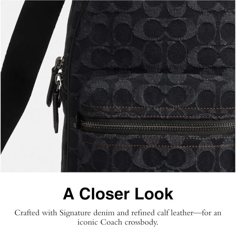 Coach Charter Pack Black Denim Review
