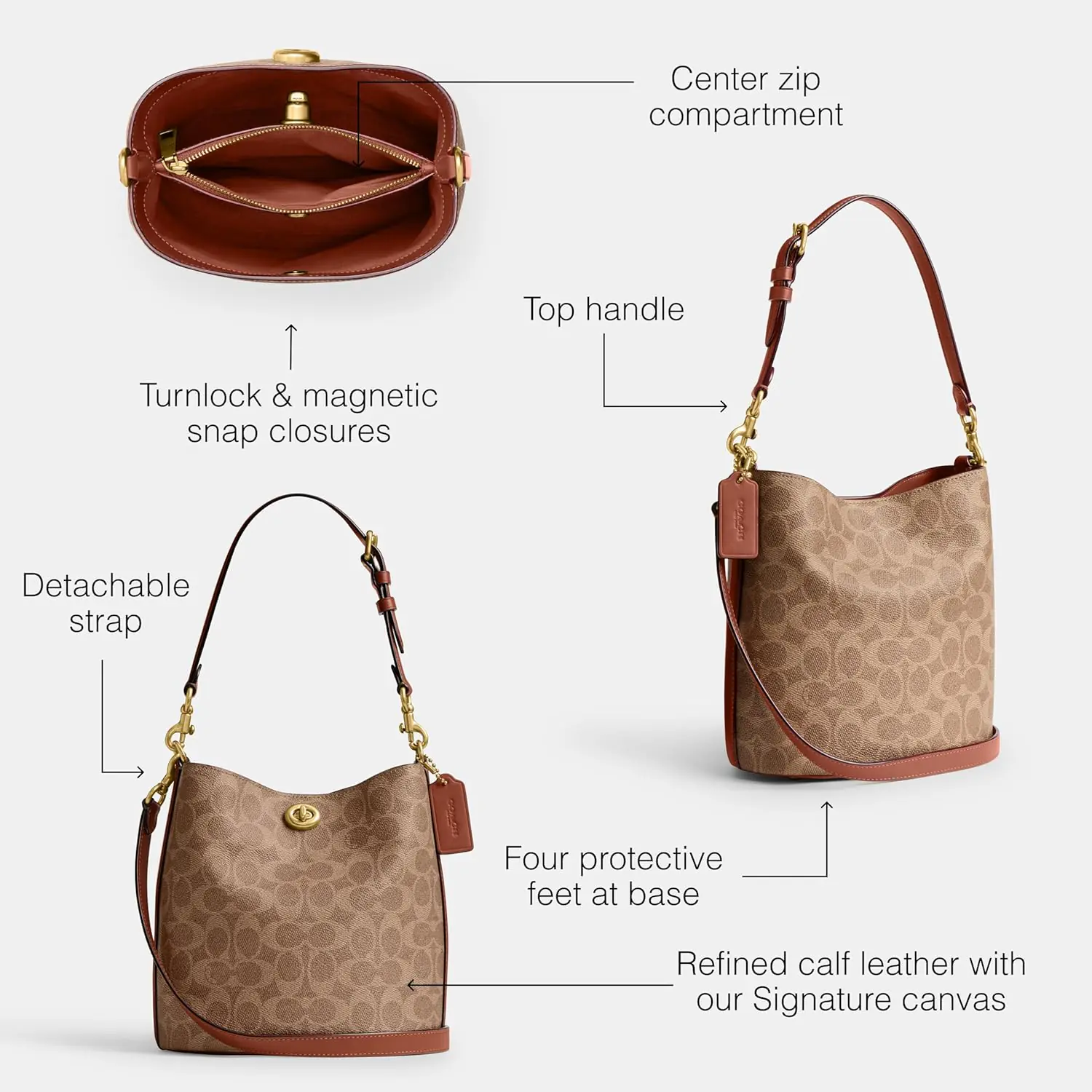 Coach Willow Soft Bucket Bag 19 8