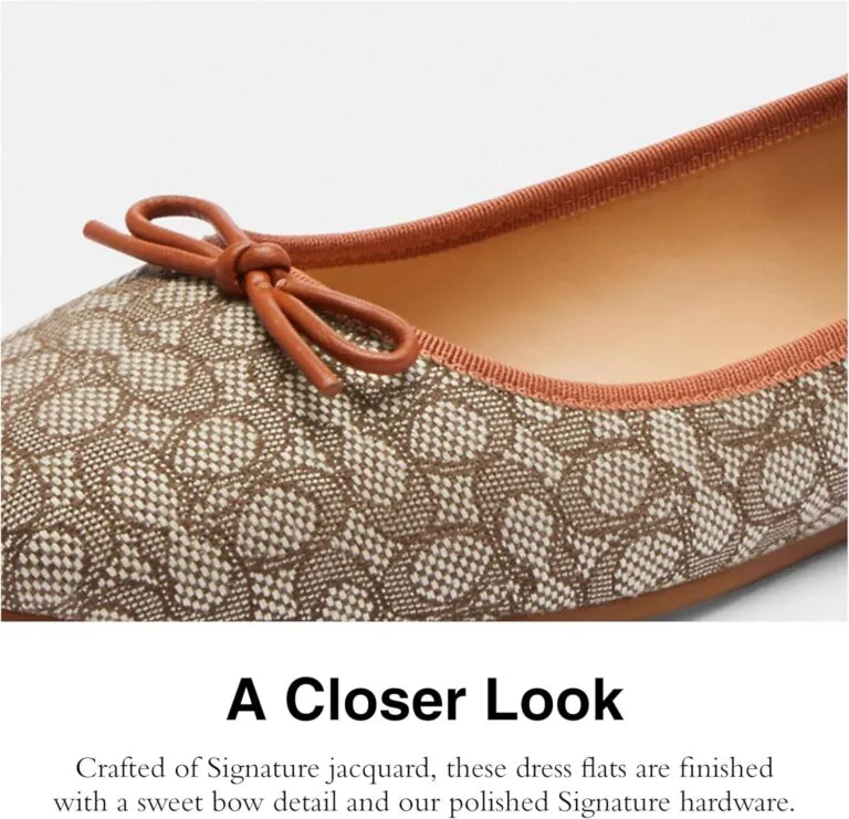 Coach women’s Abigail Ballet Flat Review