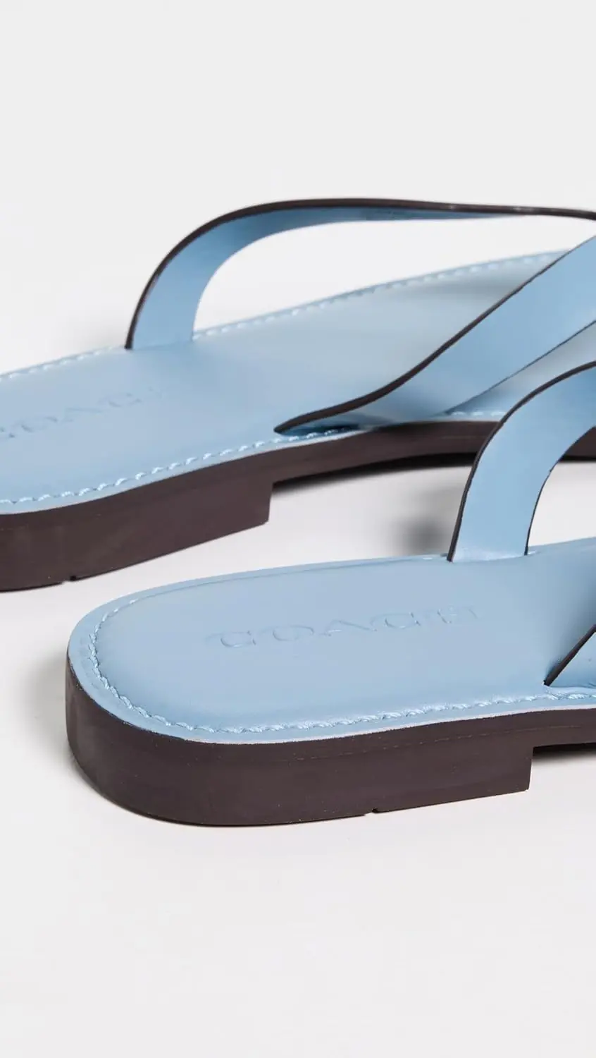 Coach Womens Brianna Flip Flop Flat Sandals 2