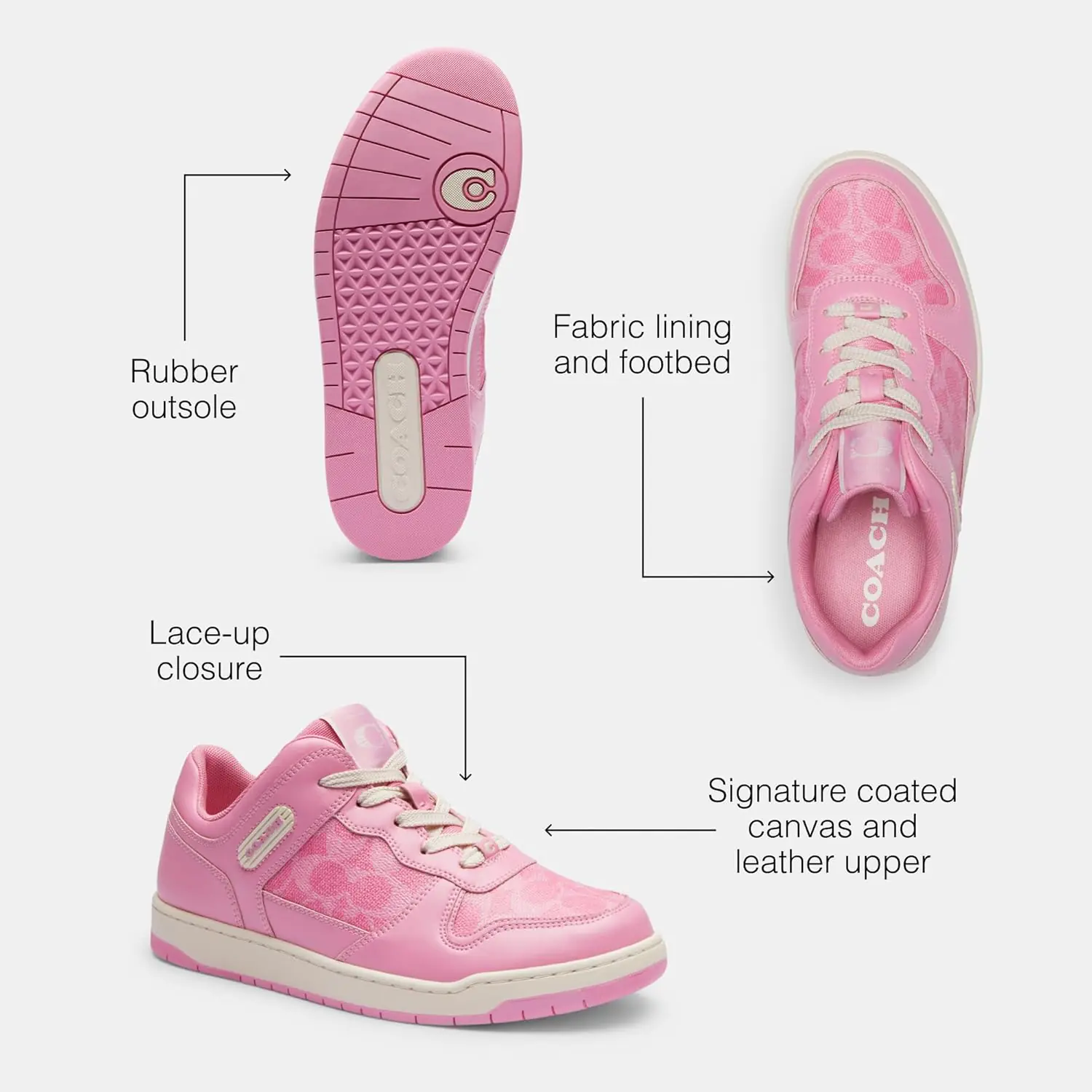 Coach Womens C201 Sneaker 5