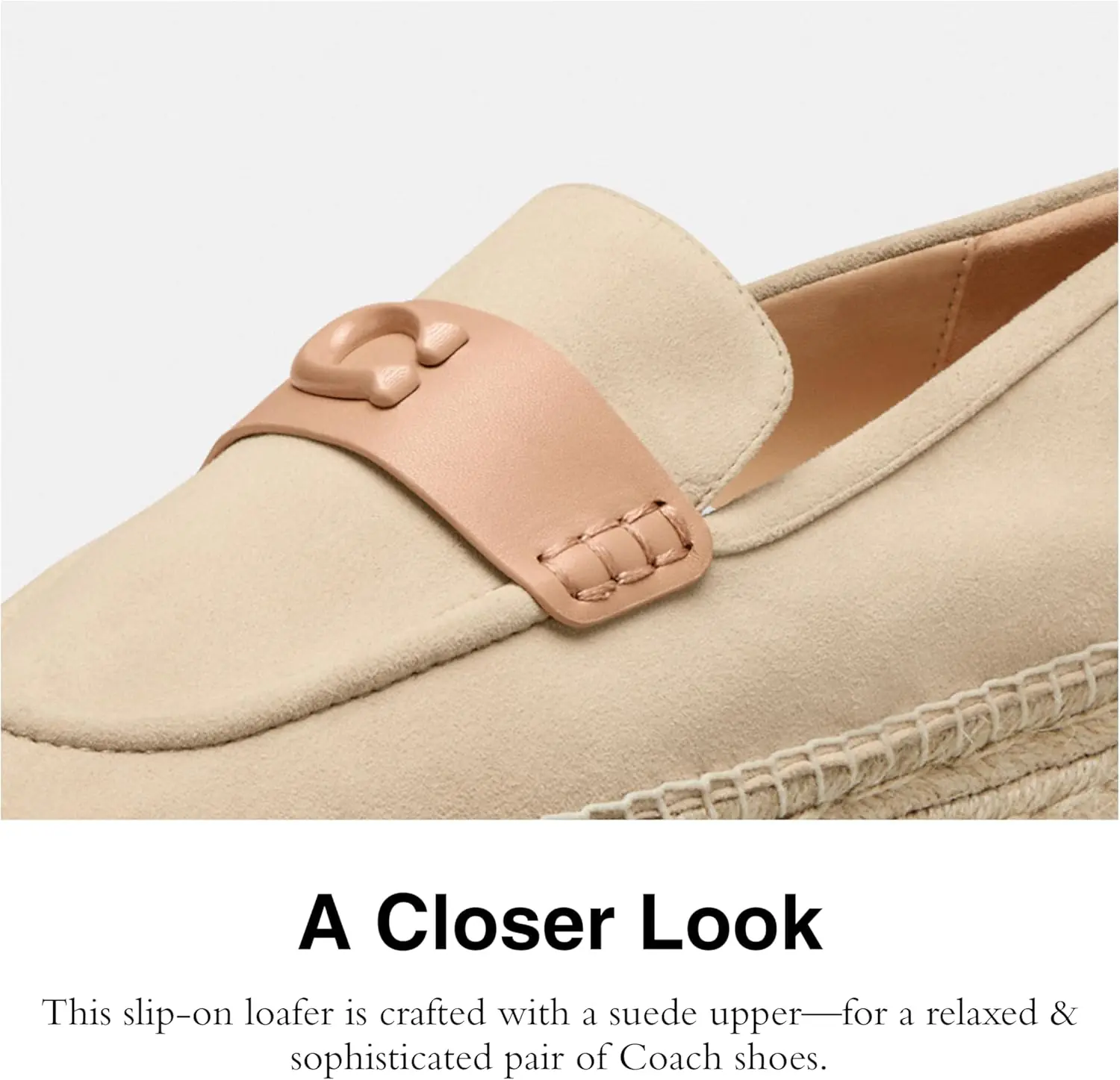 Coach Womens Camilla Espadrille Loafer 2