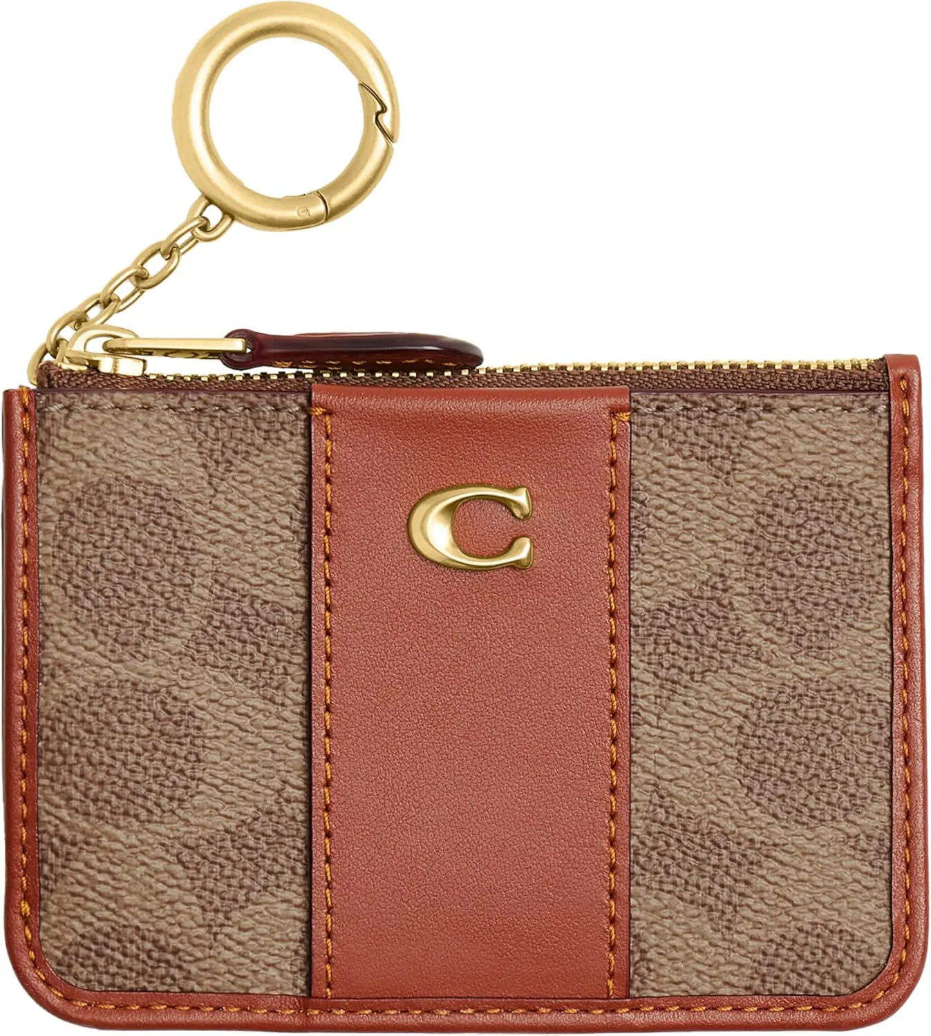Coach Womens Essential Mini Id Card Case Bi Fold Wallet Multicolor One Size