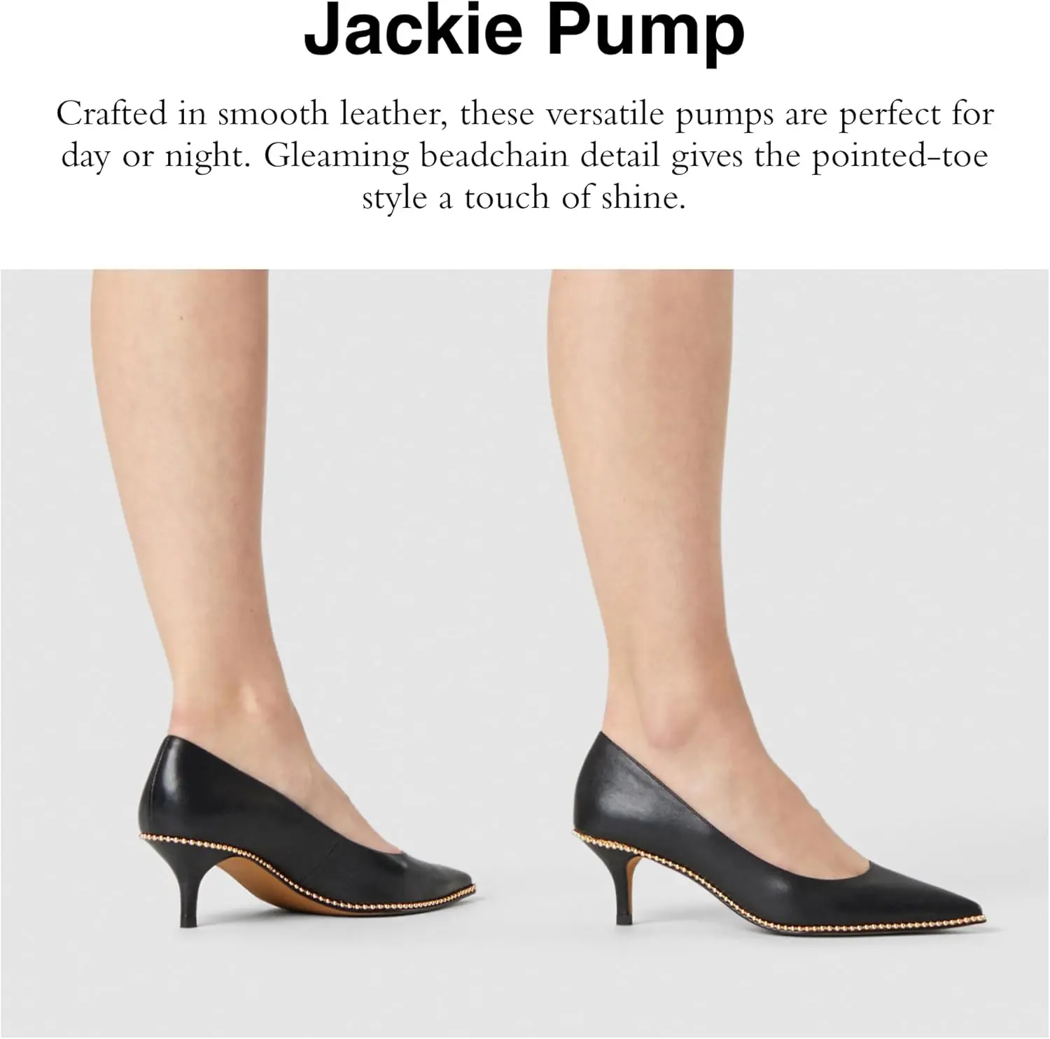 Coach Womens Jackie Leather Pump Review