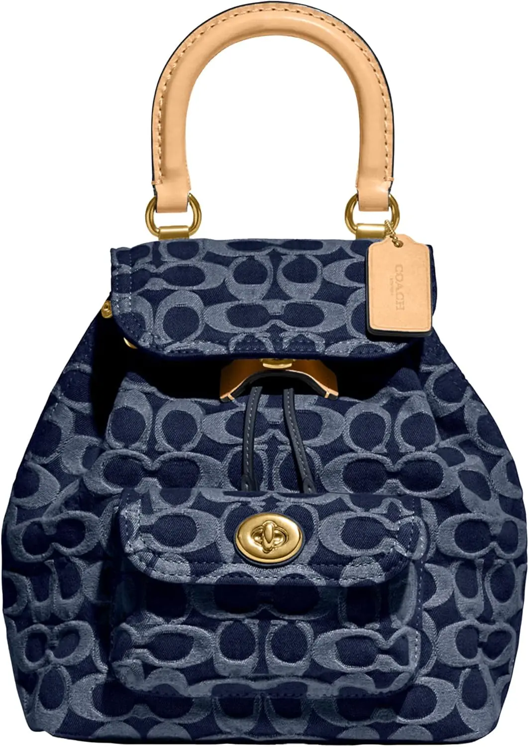 Coach Womens Riya Backpack Blue One Size