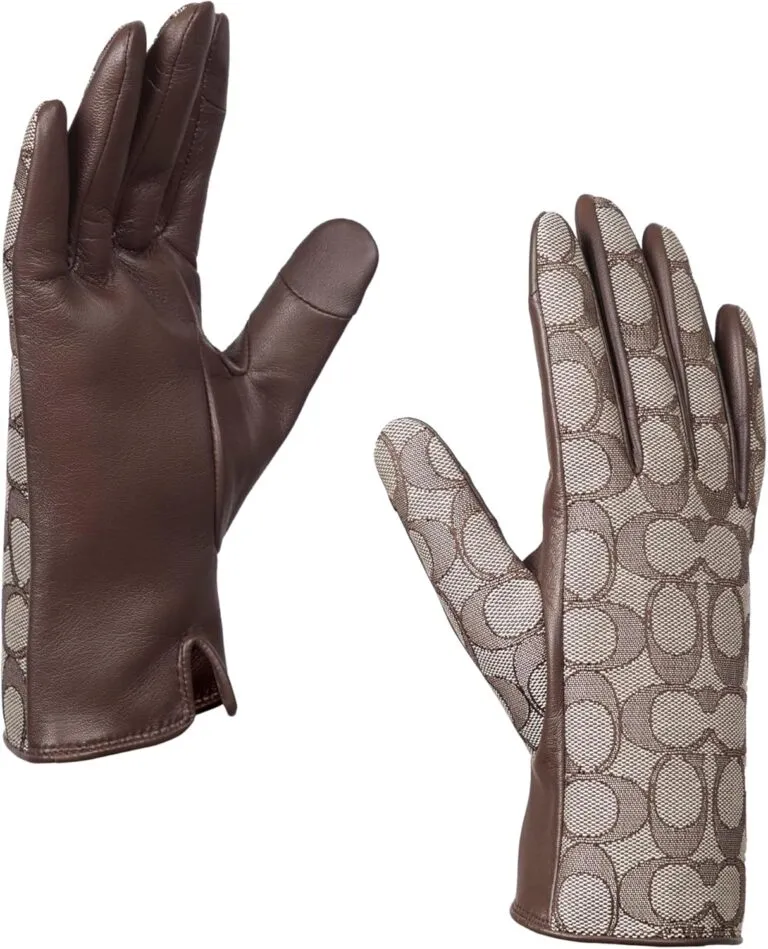 Coach womens Signature C Leather Tech Glove review