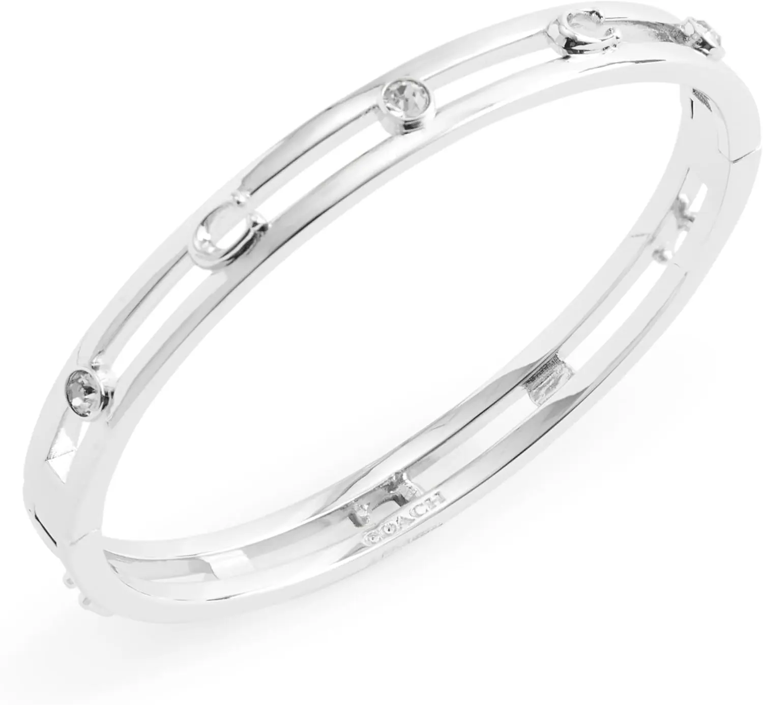 Examen du bracelet jonc ouvert Coach Womens Signature C