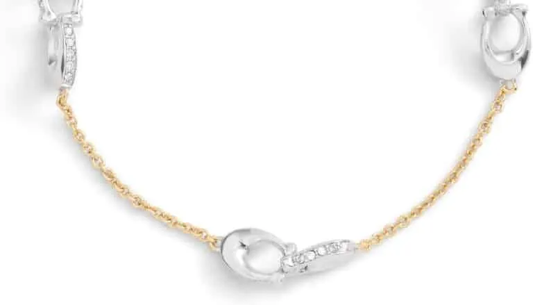 COACH Women&rsquo;s Signature Pav&eacute; C Strand Bracelet review