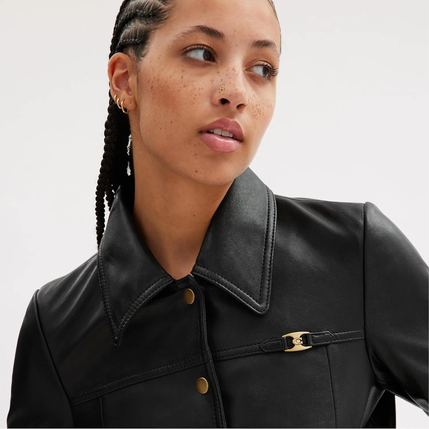 Coach Womens Snp Frnt Shrnkn Jkt 2