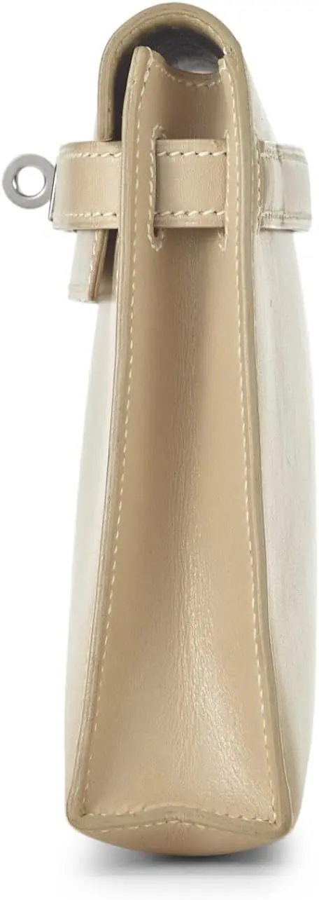 Hermes Pre Loved Beige Box Nepal Kelly Elan Clutch Beige Luxury Stores 5