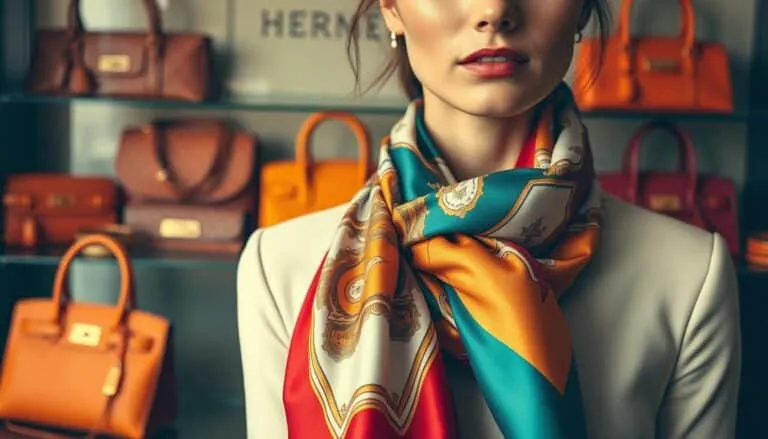 how to wear an hermes scarf