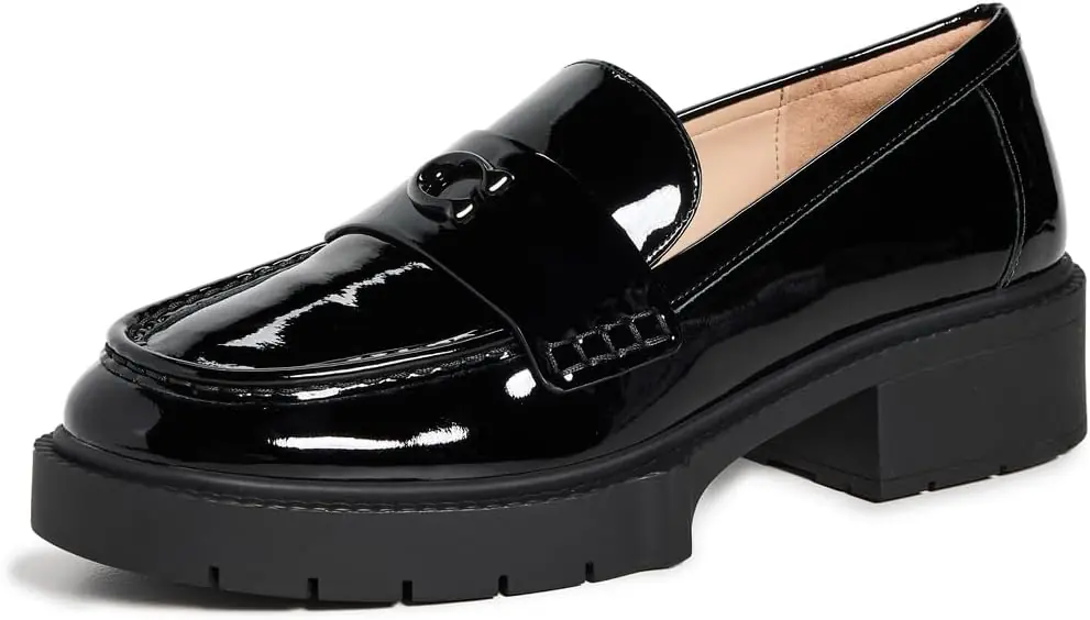 Levis Womens Leah Patent Leather Loafer