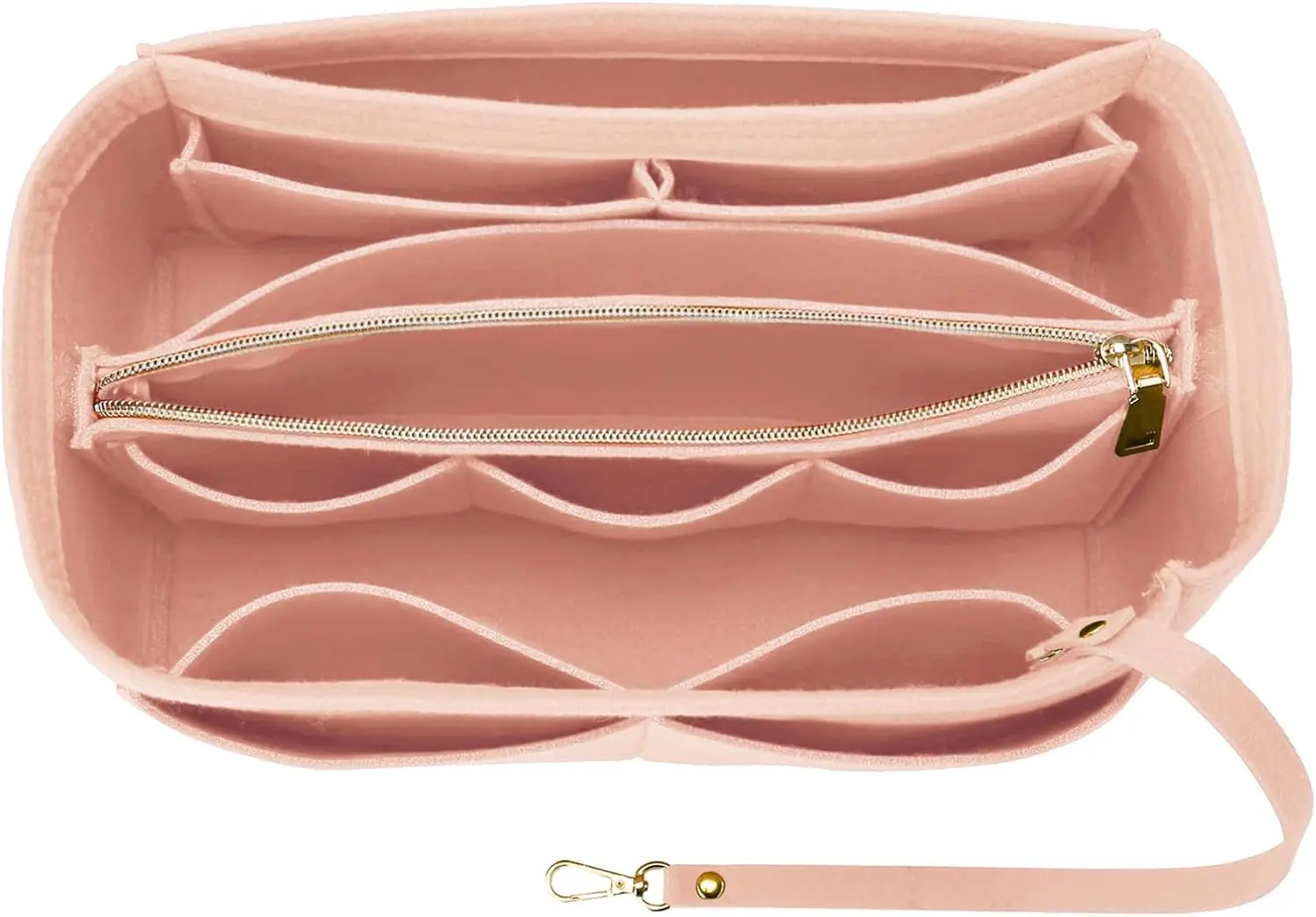Opposhe Purse Organizer Insert For Handbags Softened Felt Bag Insert Organizer For Tote Compatible With Lv Coach Mk Kate
