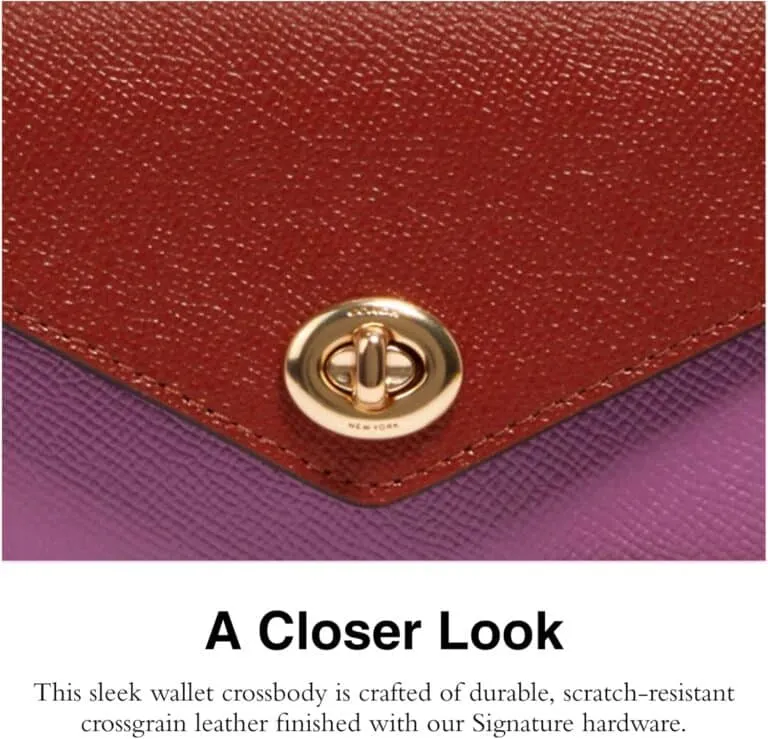 Coach Colorblock Leather Envelope Wallet Review