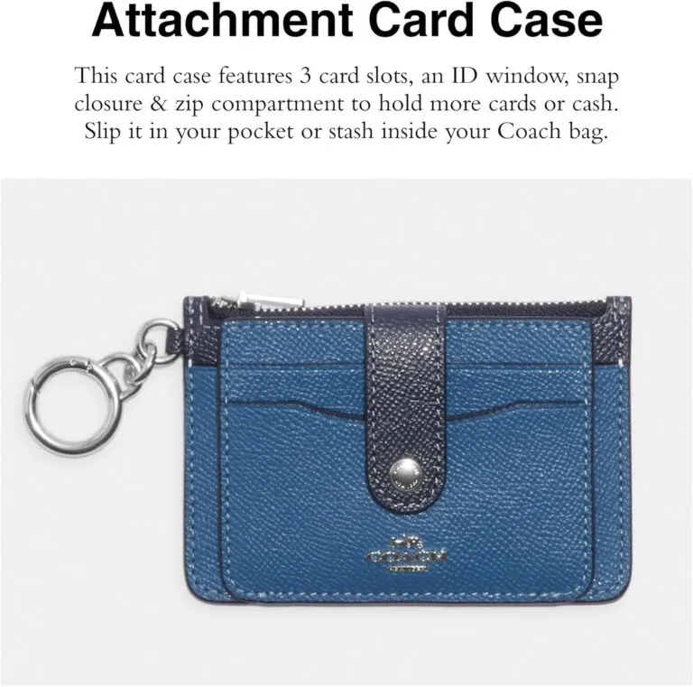 Coach Contrast Trim Attachment Card Case Review