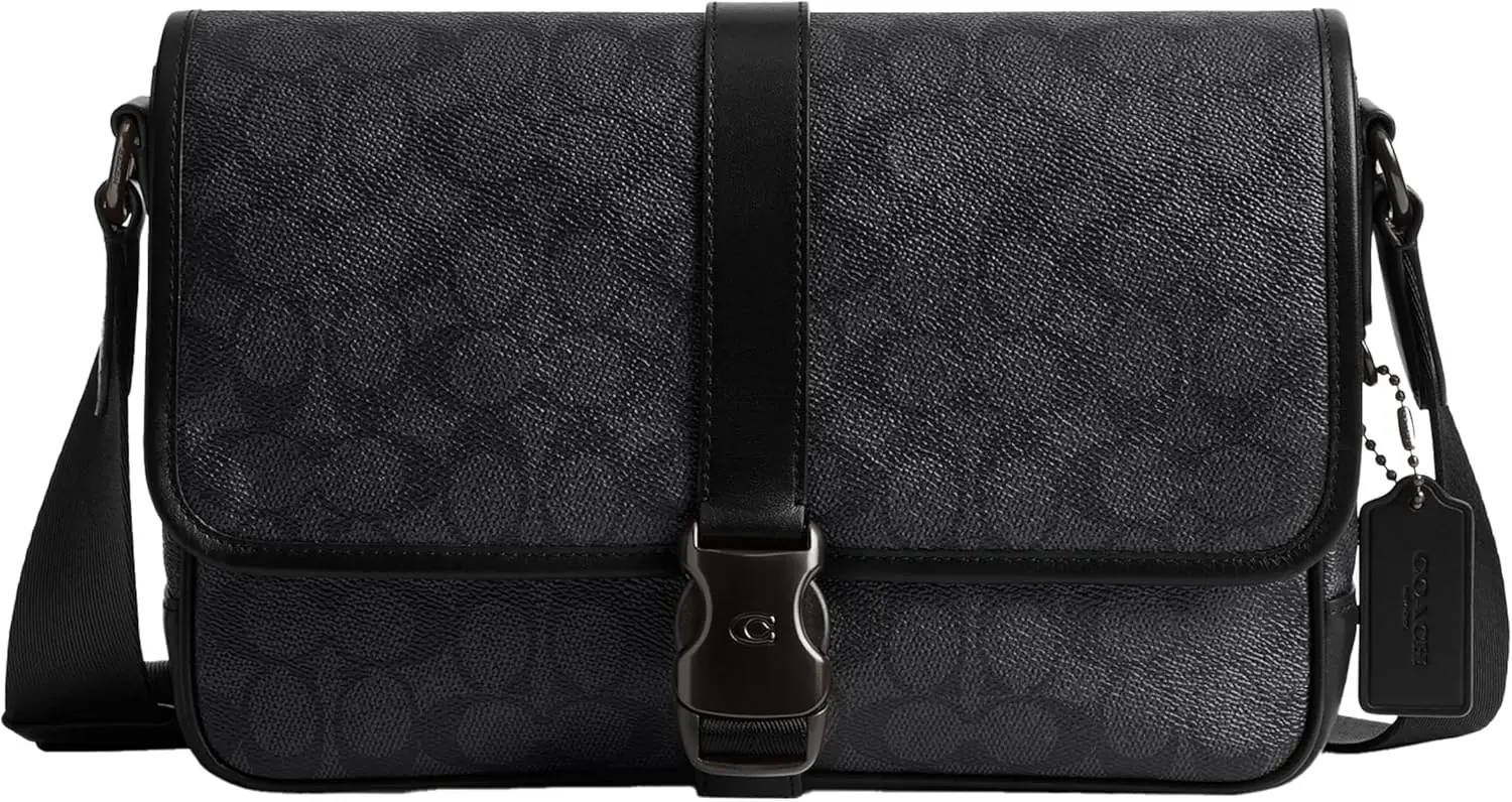 Coach League Messenger Bag Charcoal Signature