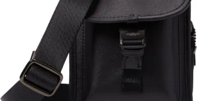 Coach Mens Charter Northsouth Crossbody With Hybrid In Smooth Leather Black