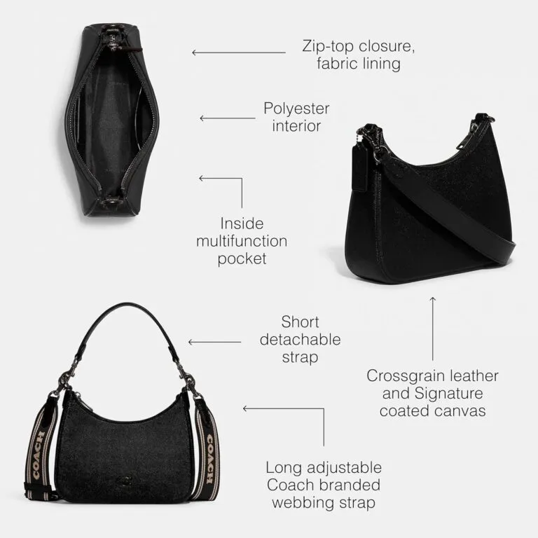 Coach Unisex Hobo Crossbody Bag in Crossgrain Leather Review