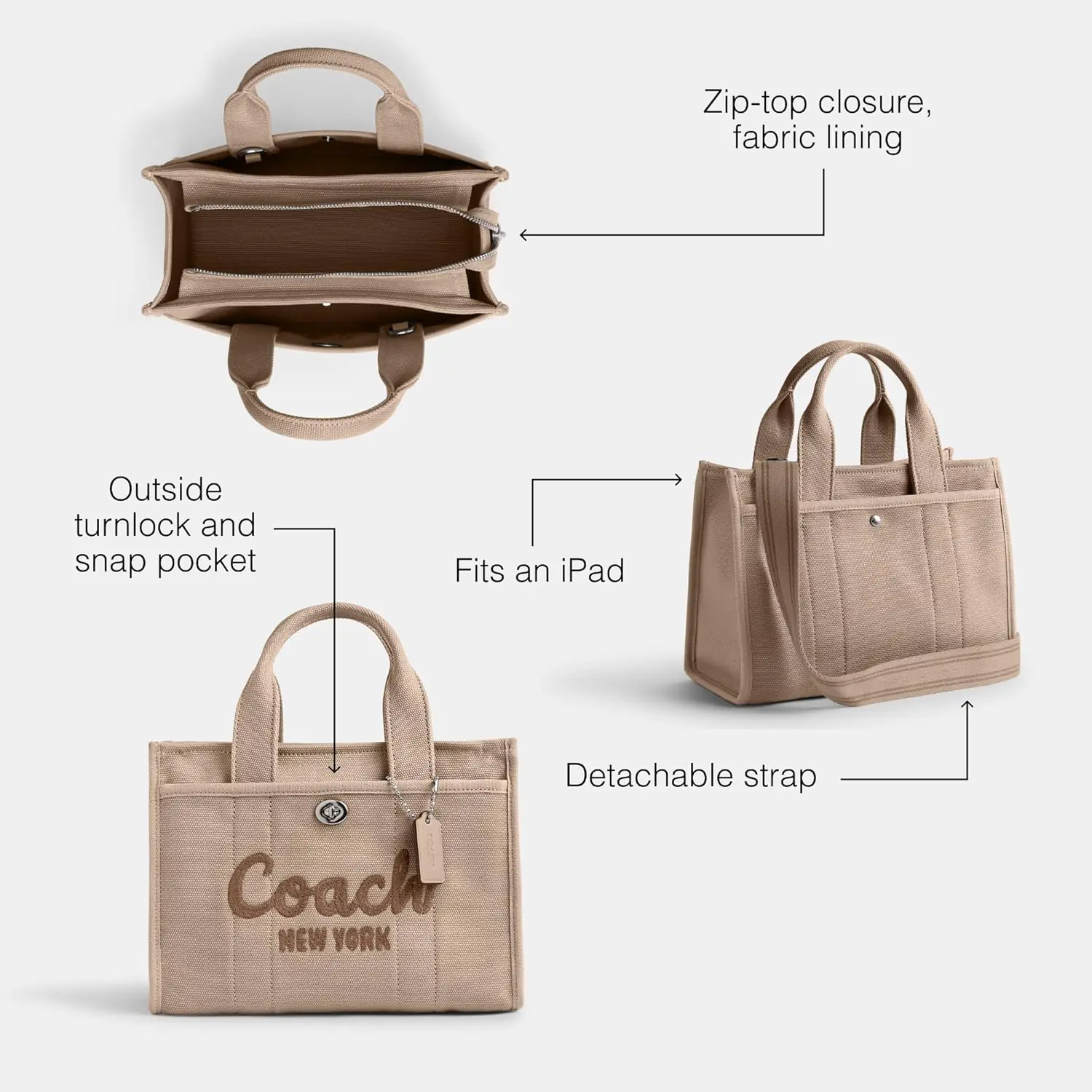 Coach Womens Cargo Tote 26 3