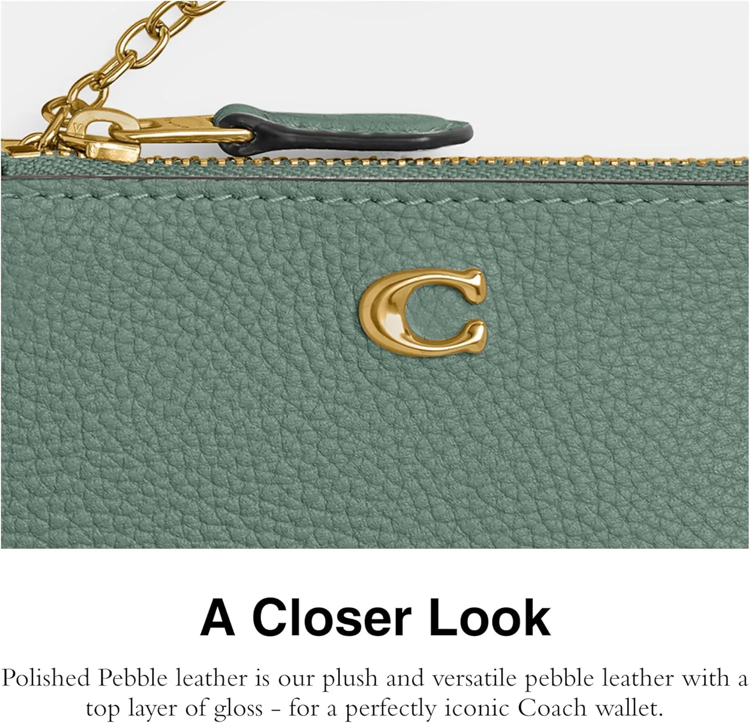 Coach Womens Essential Mini Id Card Case Bi Fold Wallet 1