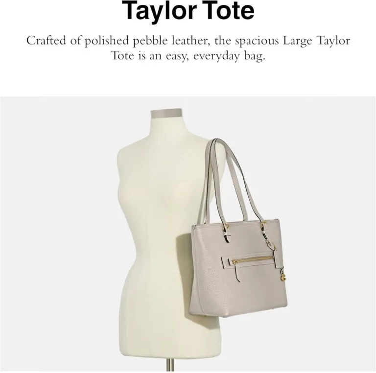 Coach Women&rsquo;s Polished Pebble Leather Taylor Tote Review