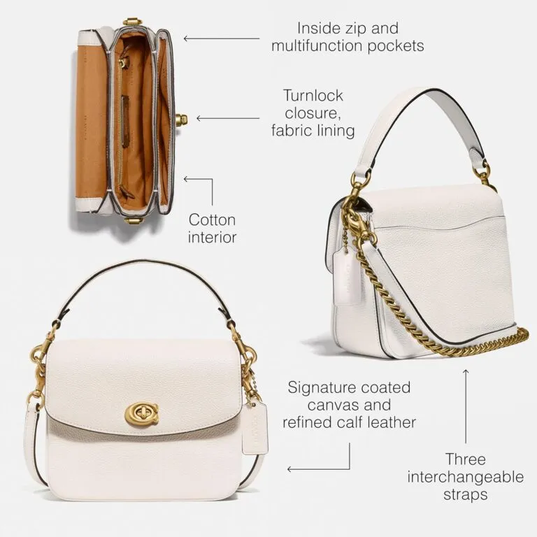 Coach Women&rsquo;s Polished Pebbled Leather Cassie Crossbody 19 Review