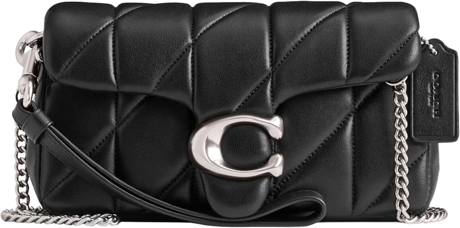 Coach Womens Quilted Pillow Leather Tabby Wristlet With Chain Review