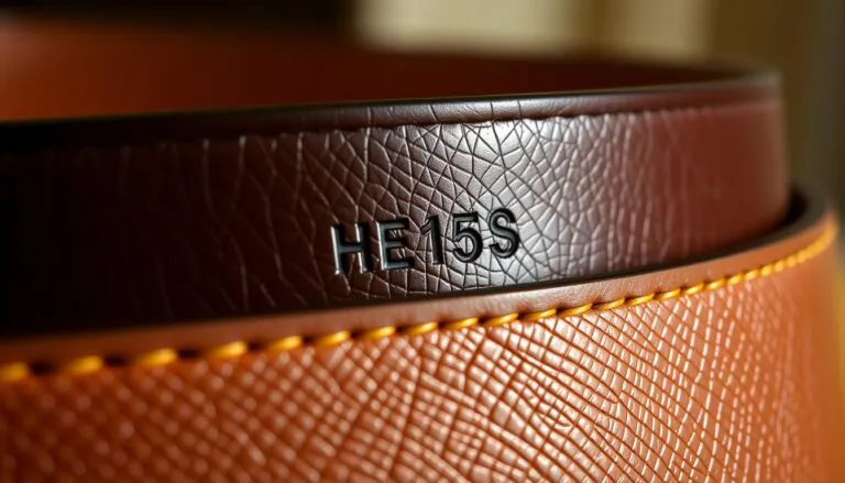do hermes belts have serial numbers