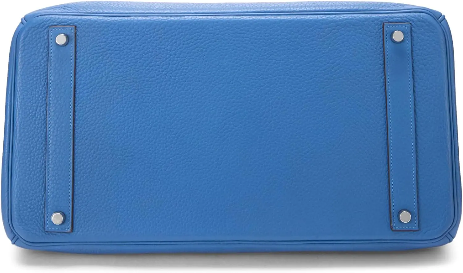 Hermes Pre Loved Blue France Clemence Birkin 40 Blue France Luxury Stores 1