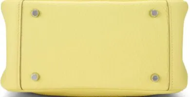 Hermes Pre Loved Limoncello Clemence Lindy Mini Review