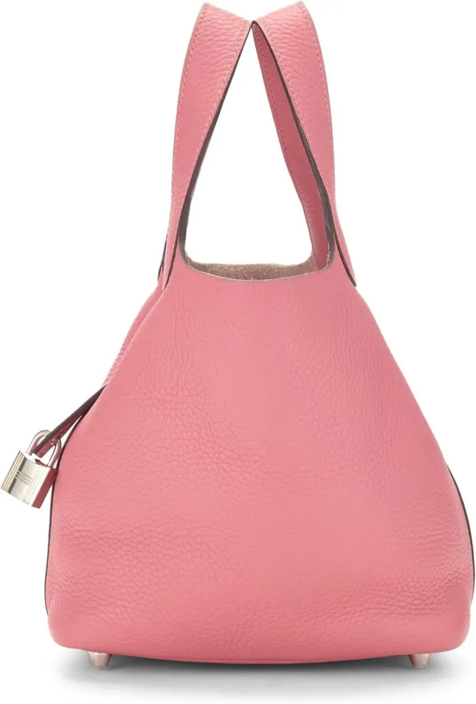 Hermes Pre Loved Rose Azalee Clemence Picotin Lock 18 Roseazalee Luxury Stores 3