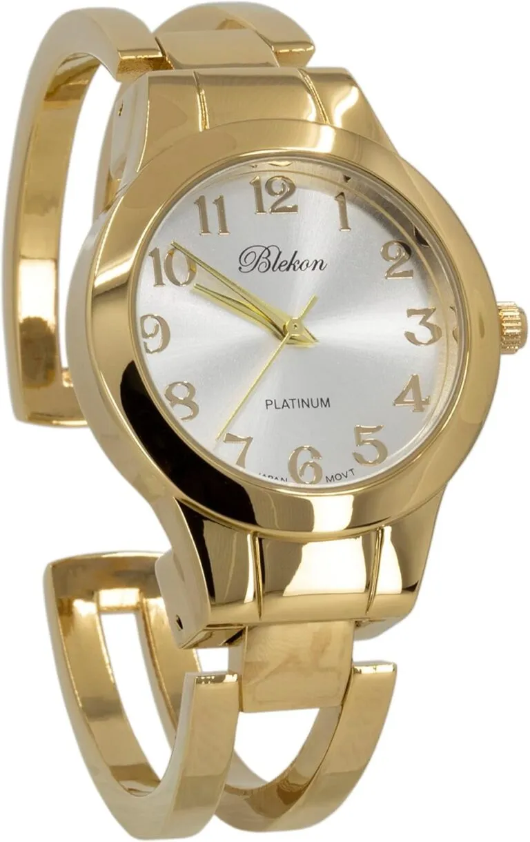 Stylish Metal Bangle Cuff Watch Review