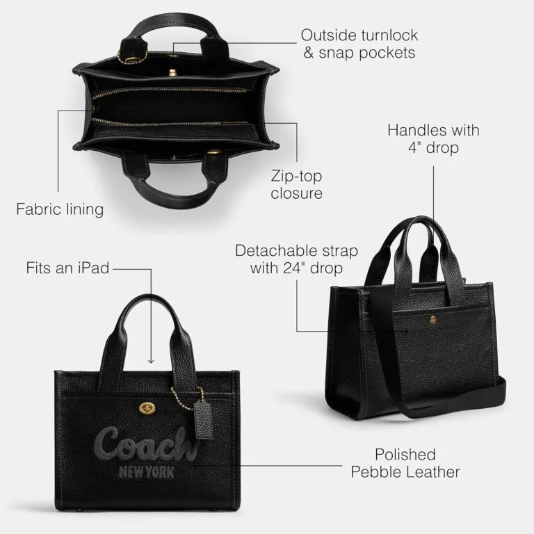 Coach Bubble Leather Cargo Tote 26 Review