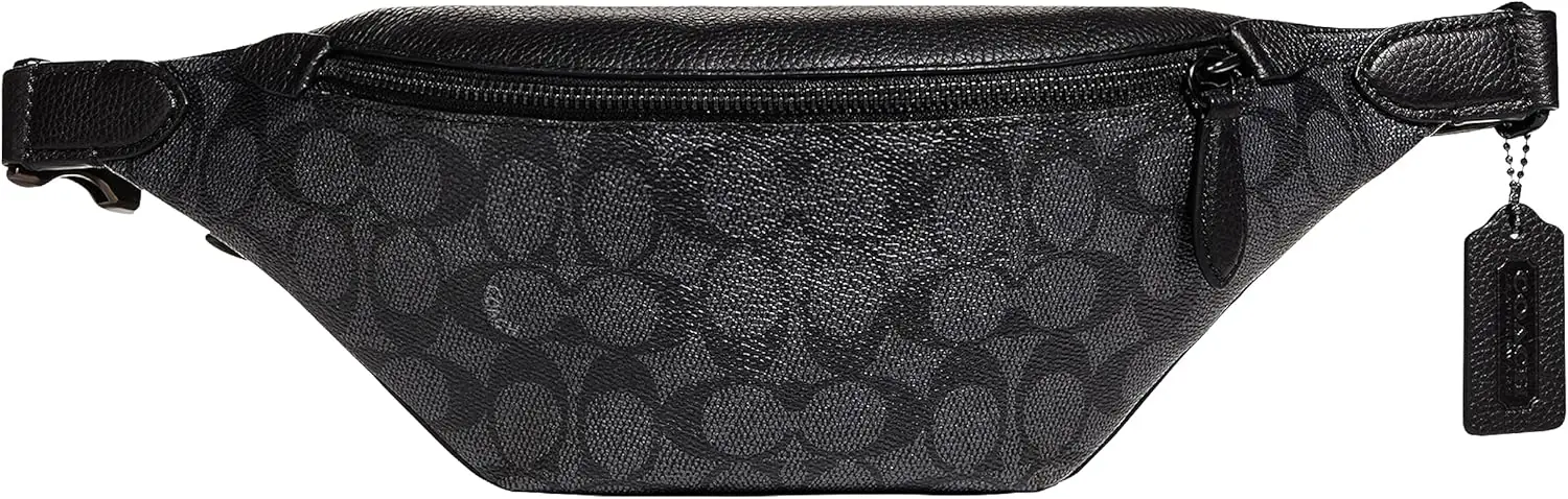 Coach Charter Belt Bag 7 In Signature Charcoal