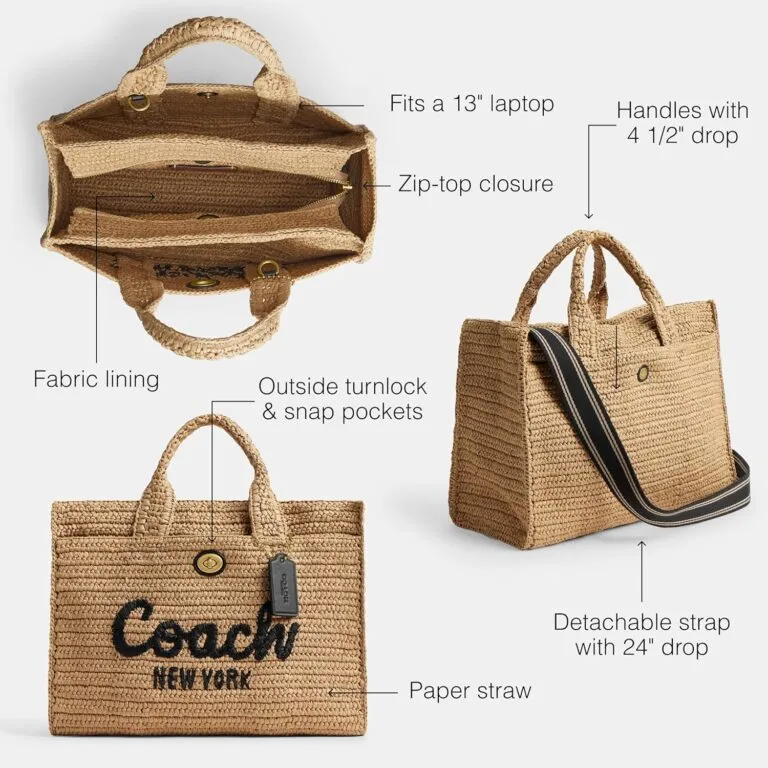 Coach Straw Cargo Tote Review