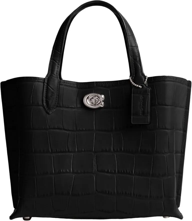Coach Women&rsquo;s Embossed Croc Willow Tote 24 Review