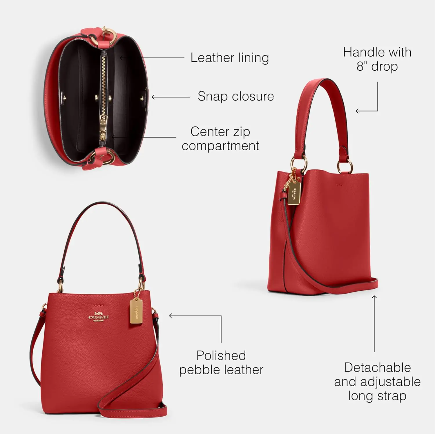 Coach Womens Small Town Bucket Review