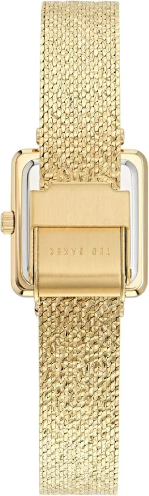 Ted Baker Ladies Stainless Steel Yellow Gold Mesh Band Watch (Model: BKPMSF3069I) Ted Baker Ladies Stainless Steel Yellow Gold Mesh Band Watch (Model: BKPMSF3069I)