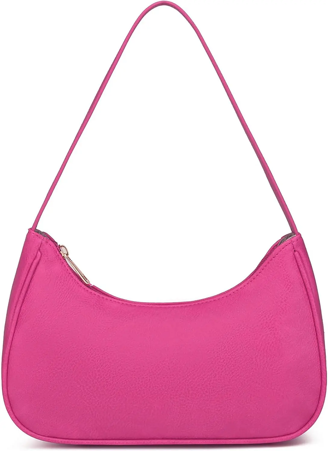 Afashor Shoulder Bags For Women Vegan Leather Hobo Sling Tote Handbag Retro Clutch Purse With Zipper Closure 1