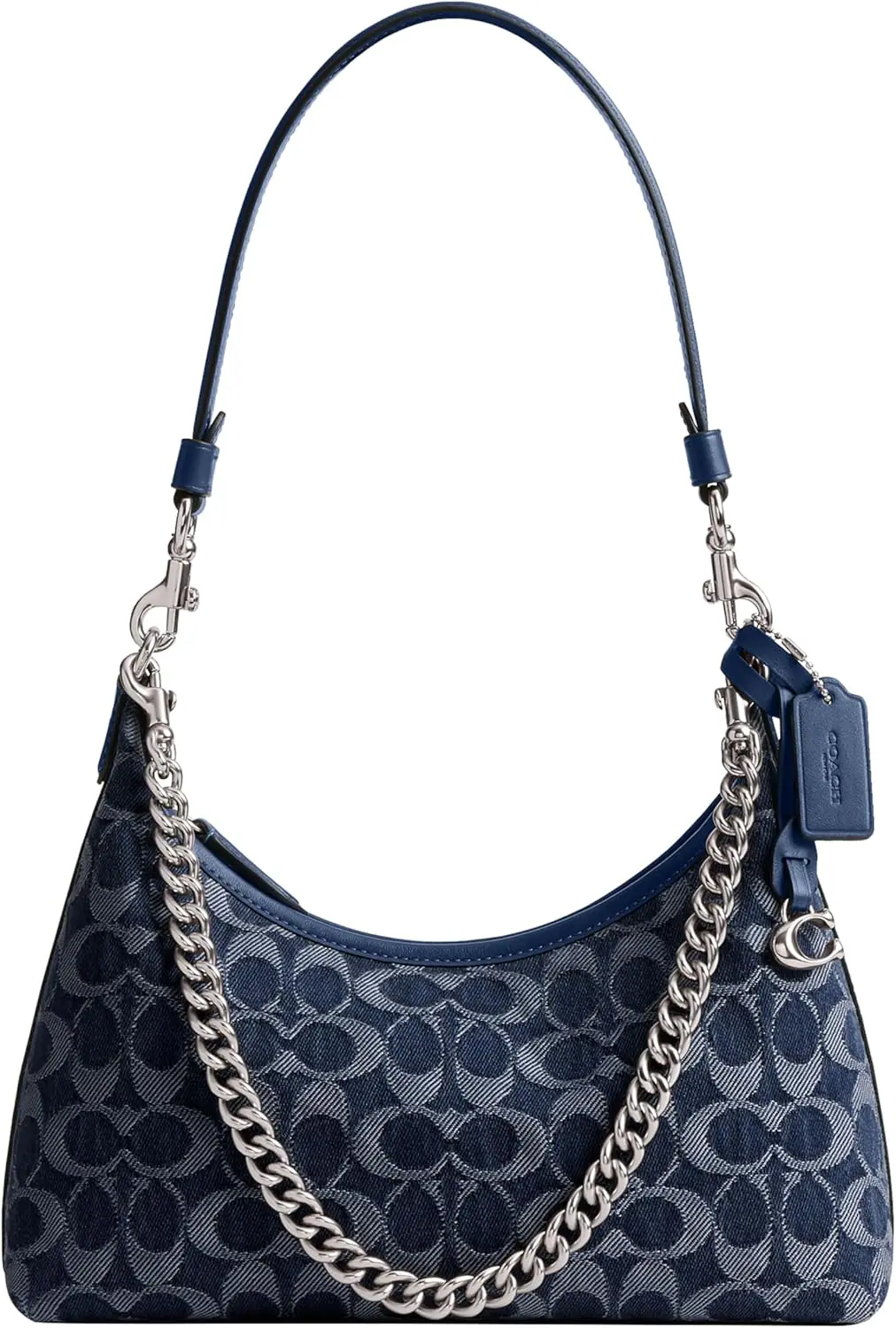 Coach Juliet Shoulder Bag 25 In Signature Denim Lhdeep Blue Multi