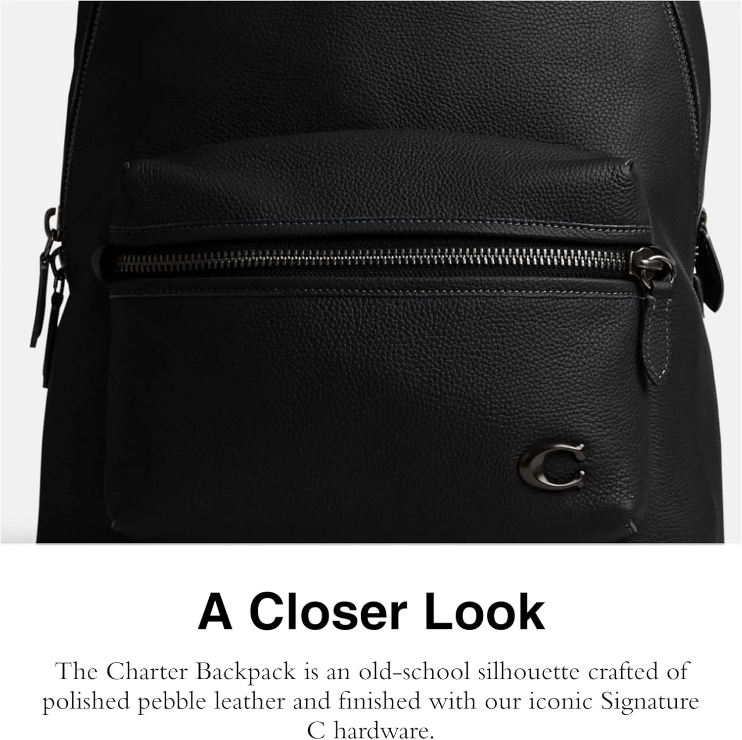 The Coach Charter Backpack Black Denim Review