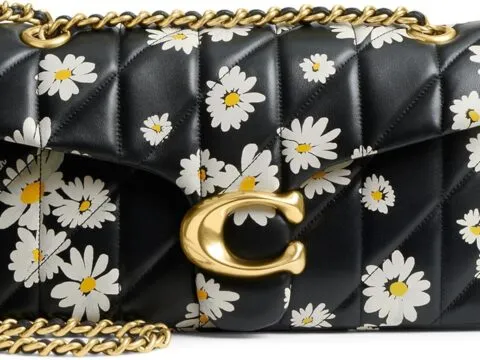 Coach Tabby Umhängetasche 26 mit Steppung und Blumenprin