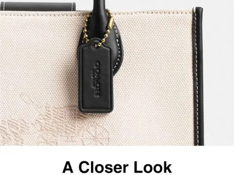 Coach Ace Tote 26 Salt Stoneblack 1