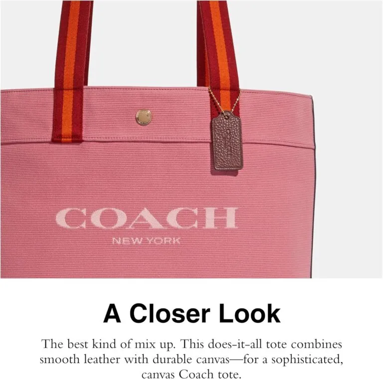 Review of Coach Canvas Tote